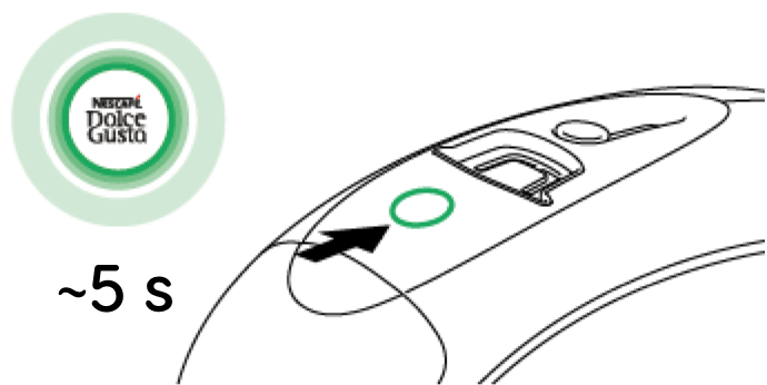 Kaffeemaschinen-Einschaltsymbol