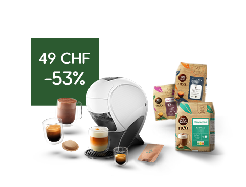 Coffee machines and 3 packs of coffee